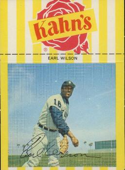 1968 Kahn's Wieners #NNO Earl Wilson   Front